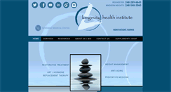 Desktop Screenshot of longevityhealthinstituteinc.com
